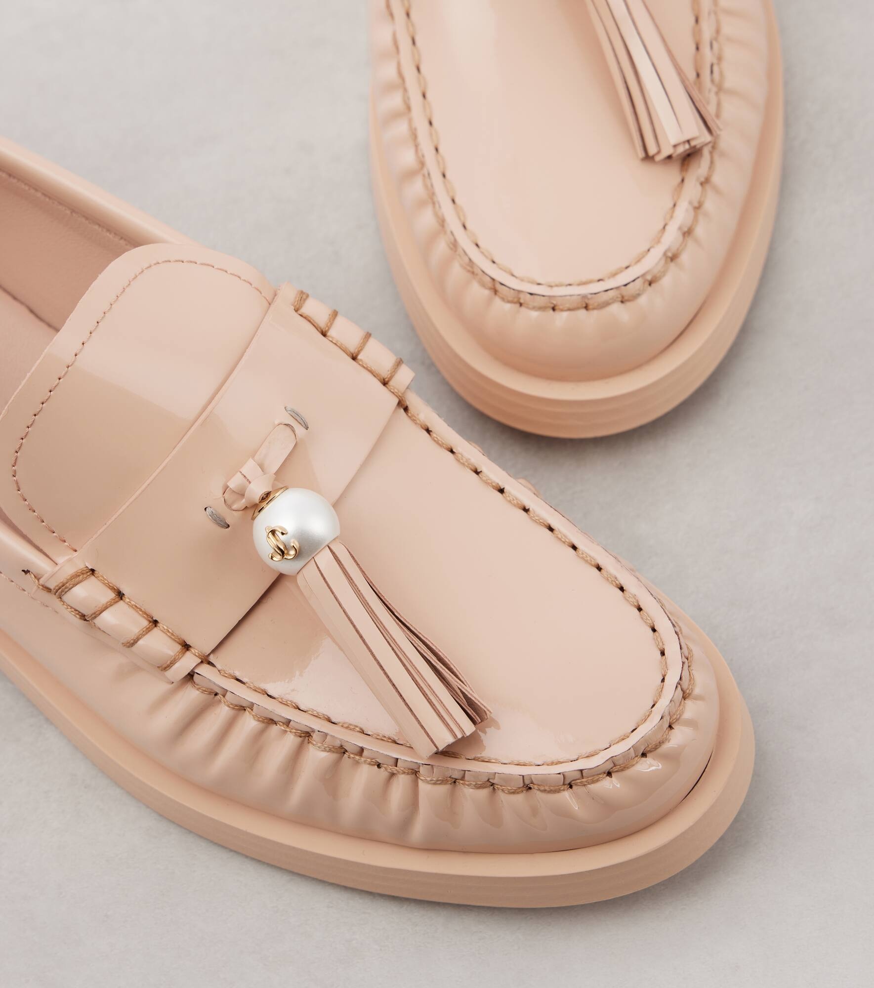 Addie embellished patent leather loafers - 5
