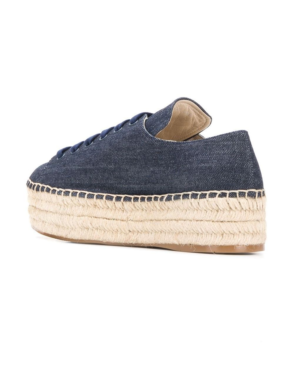 denim espadrille sneakers - 3