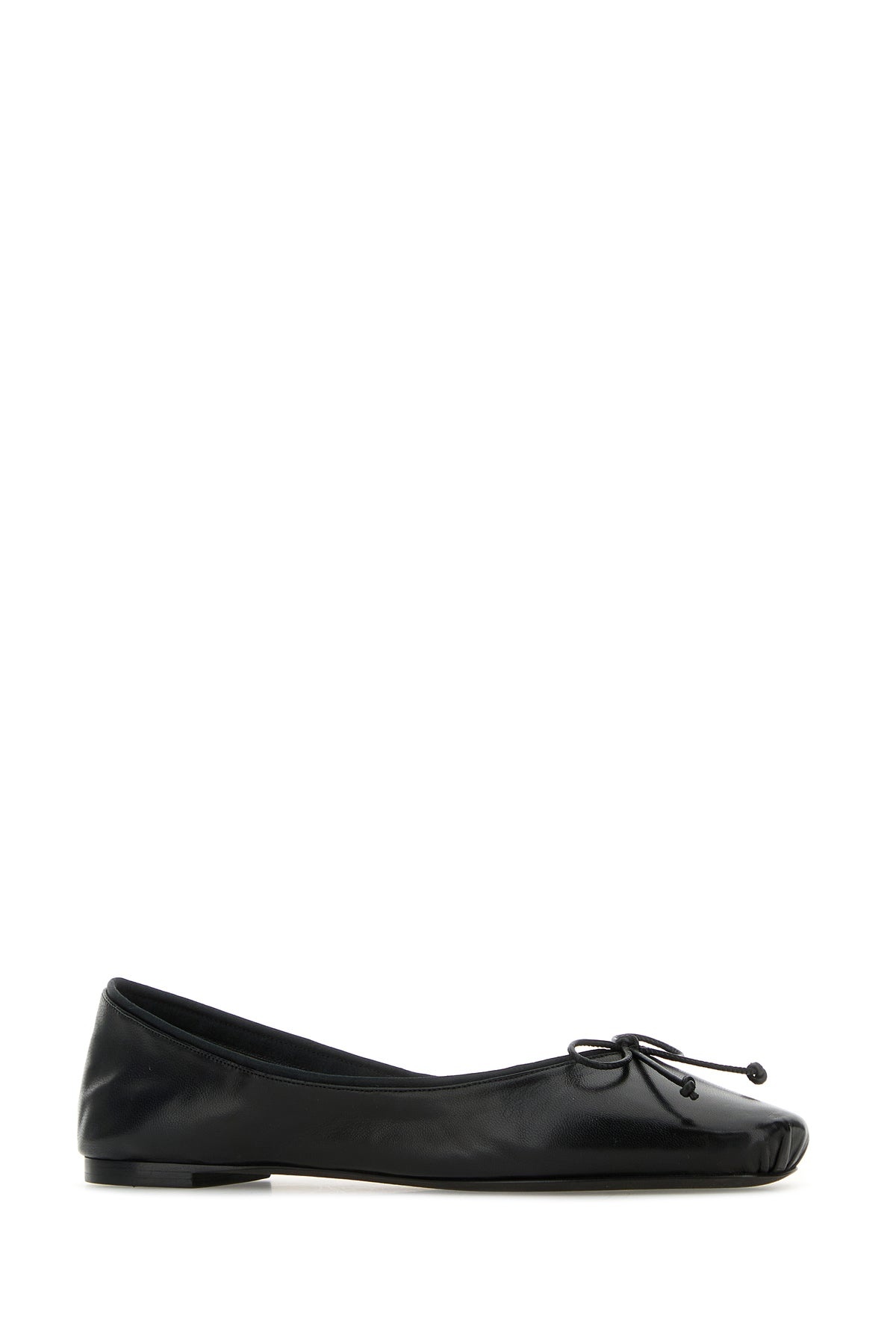 Black nappa leather Charlotte ballerinas - 2