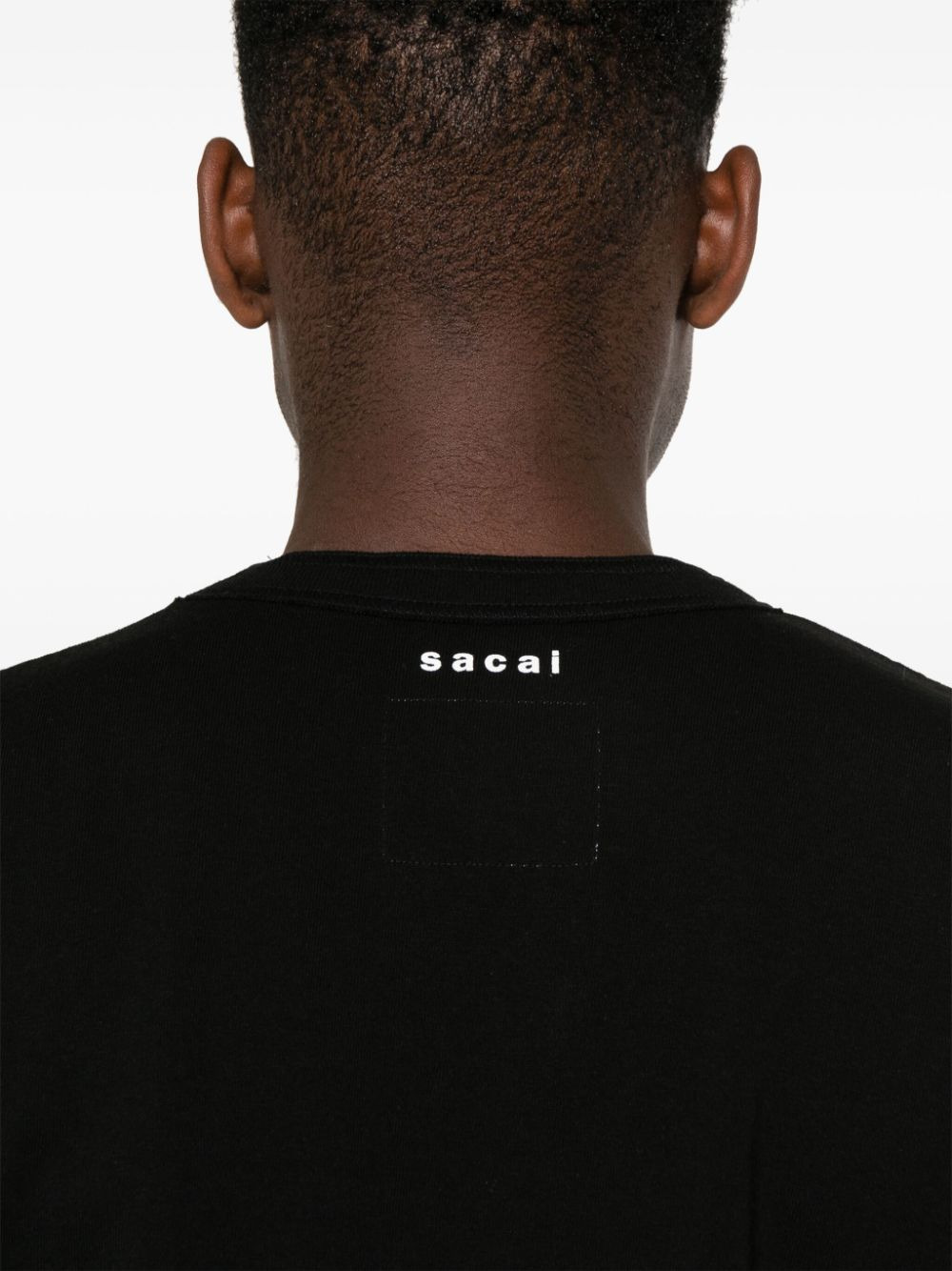 Sacai Men Cotton T-Shirt - 2