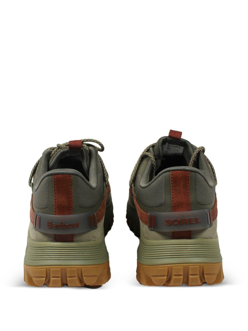 Barbour x Sorel lace-up leather sneakers outlook