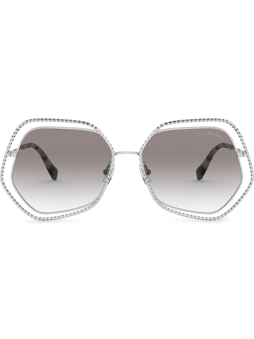 La Mondaine geometric-frame sunglasses - 1