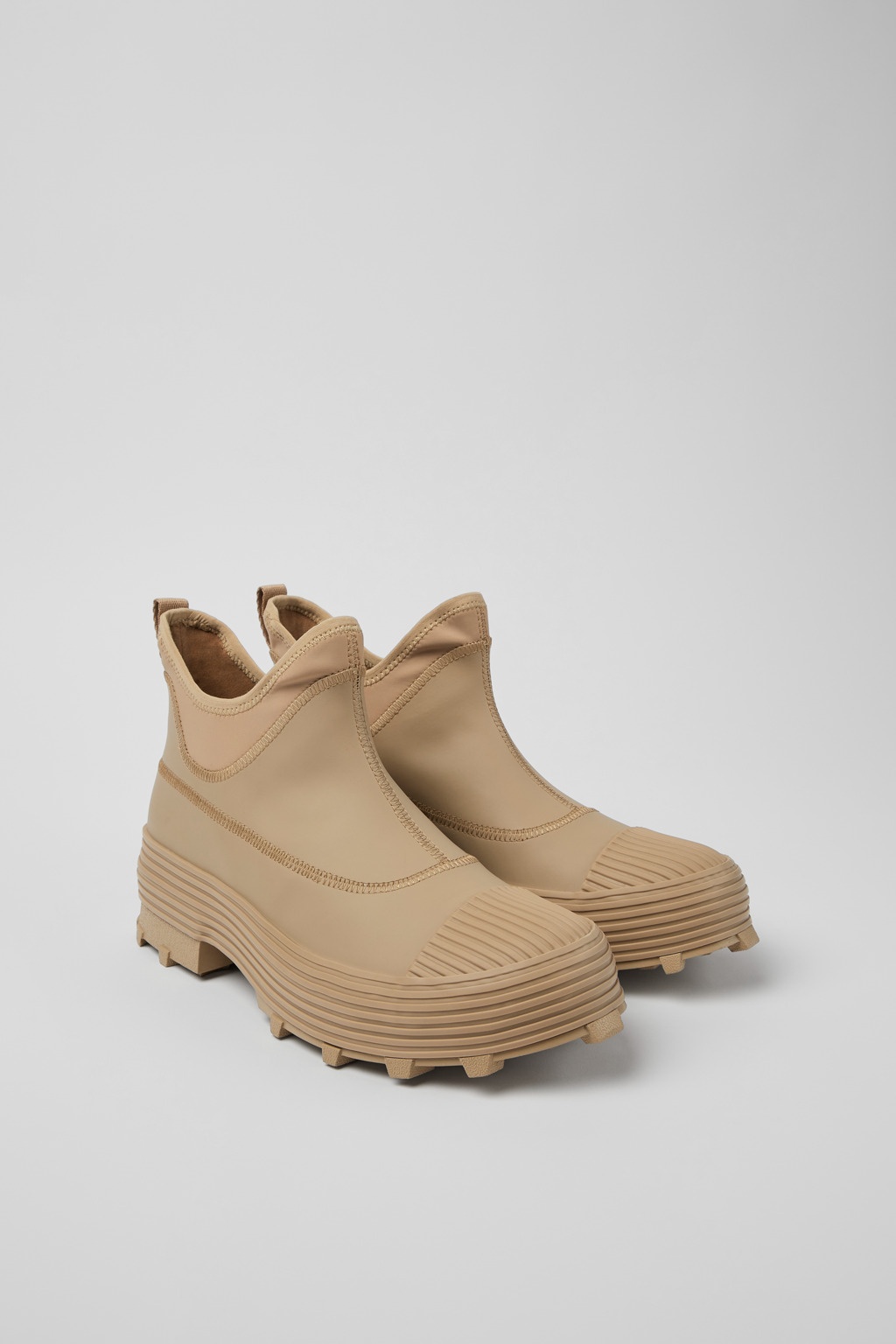 Beige ankle boots - 2