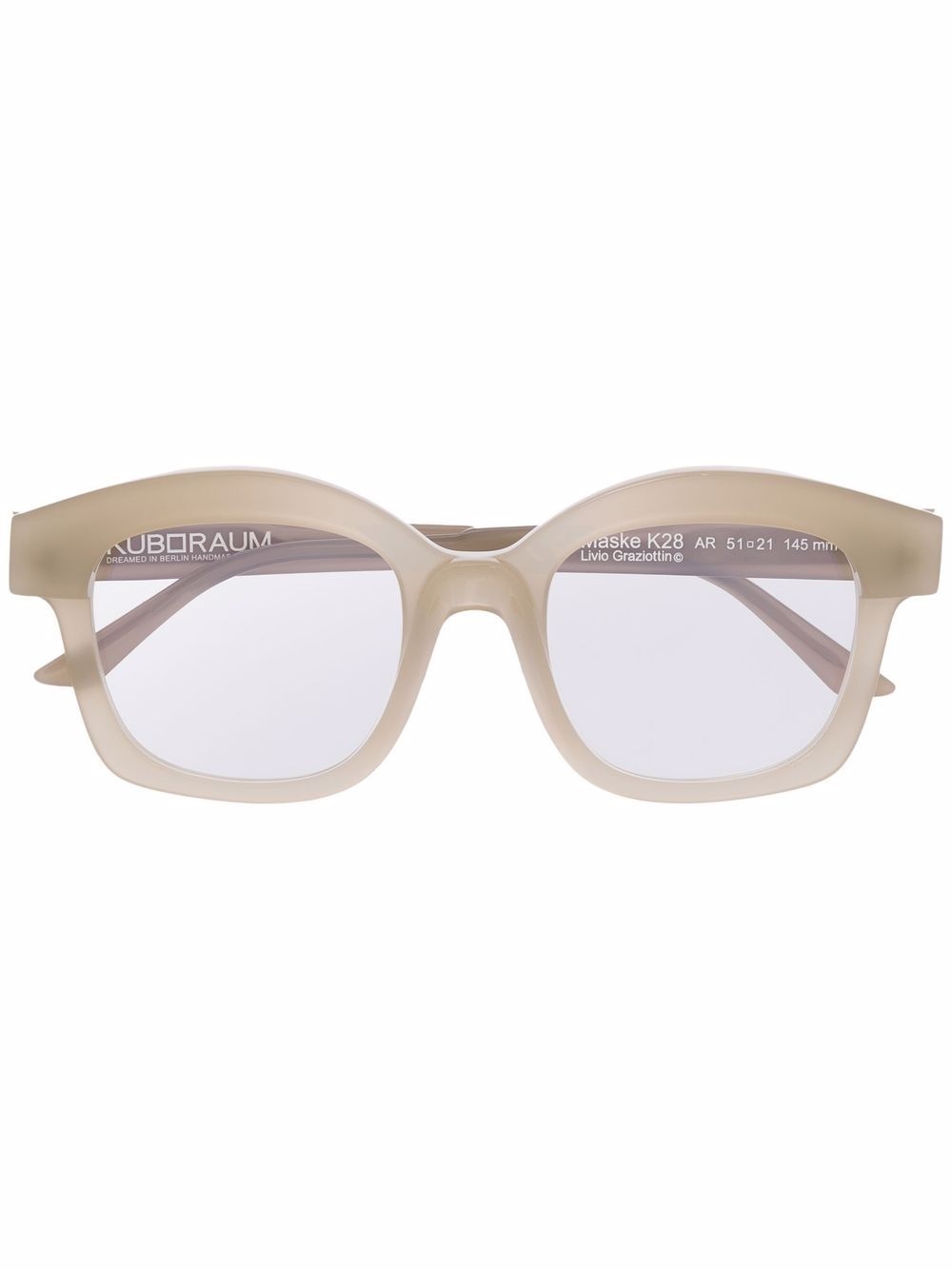 K28 oversize-frame sunglasses - 1