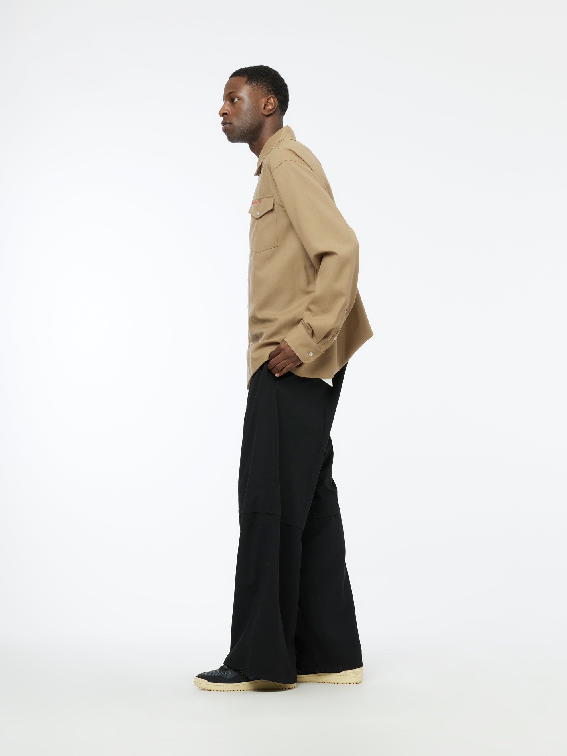 HALF CLASSIC PANTS (BLACK) - 4