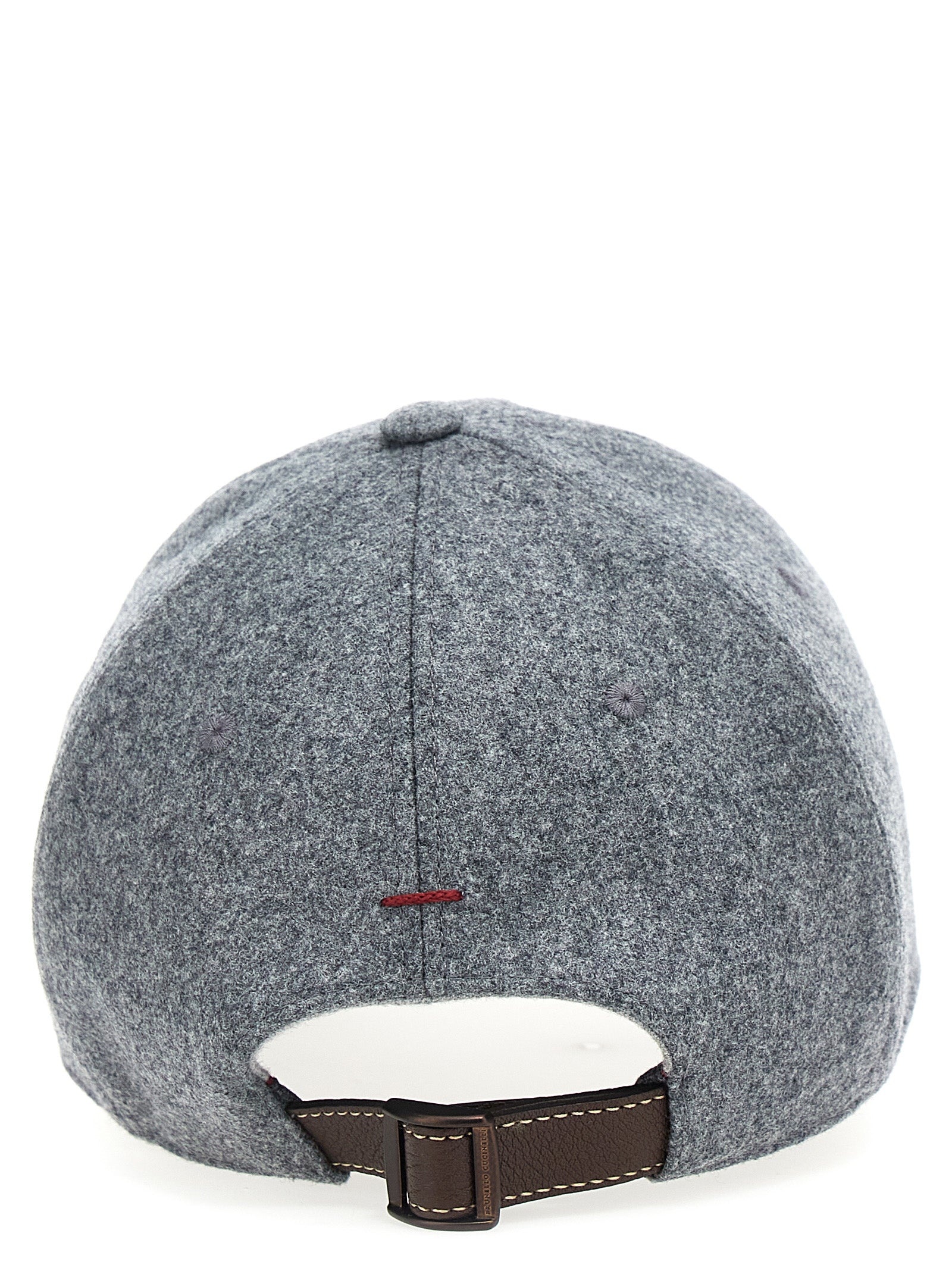 Logo Embroidery Cap Hats Gray - 3