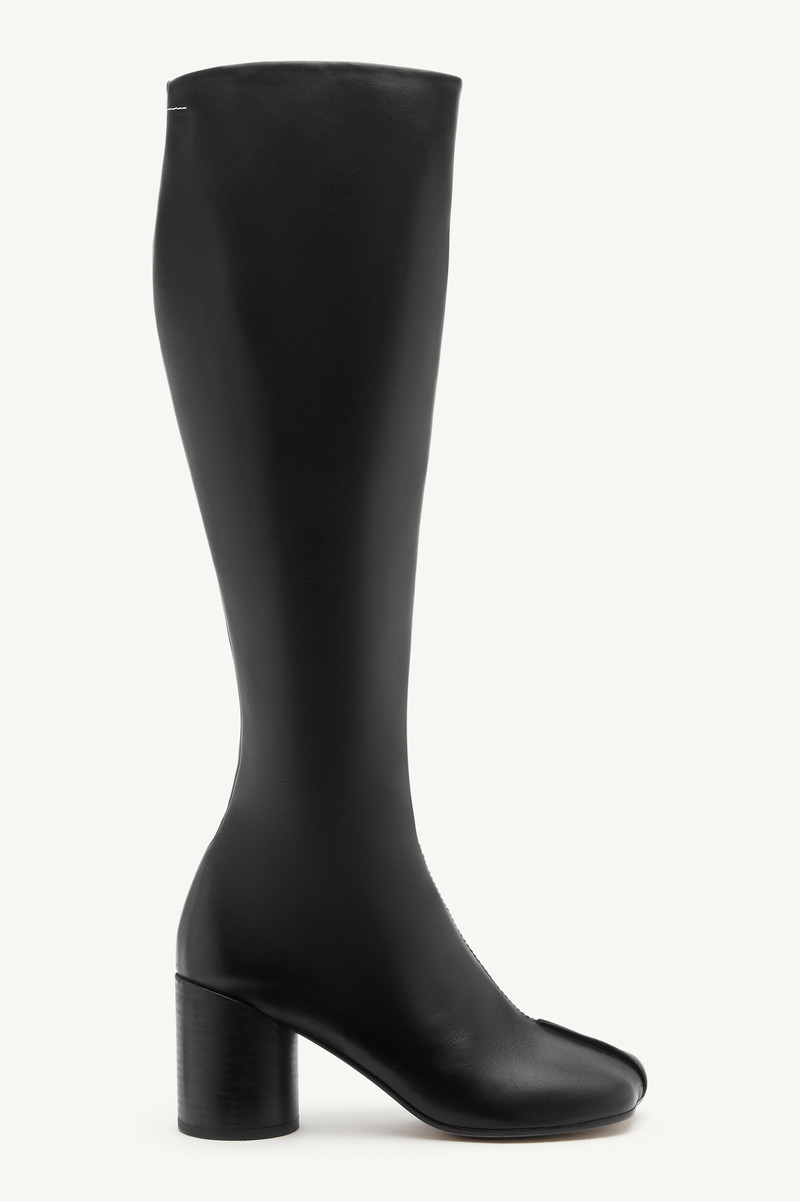 Stitch-out Leather Boots 1