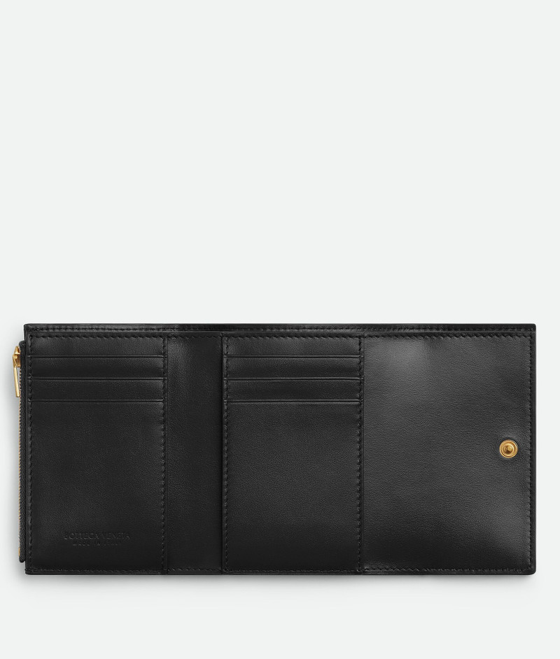 Bottega Veneta Cassette Tri-Fold Zip Wallet outlook