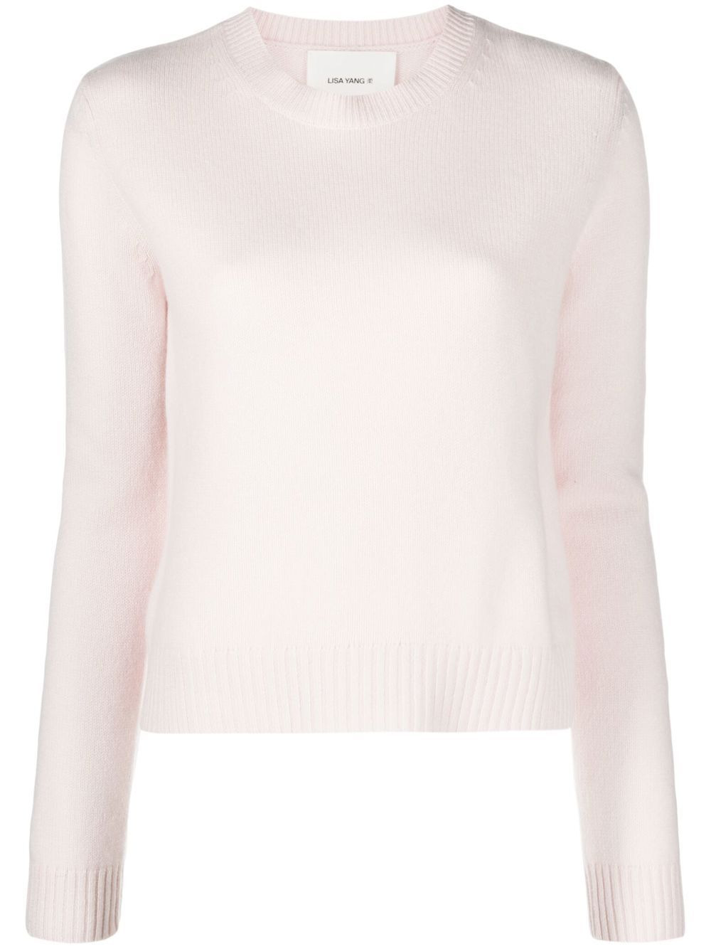 crew-neck cashmere jumper - 1