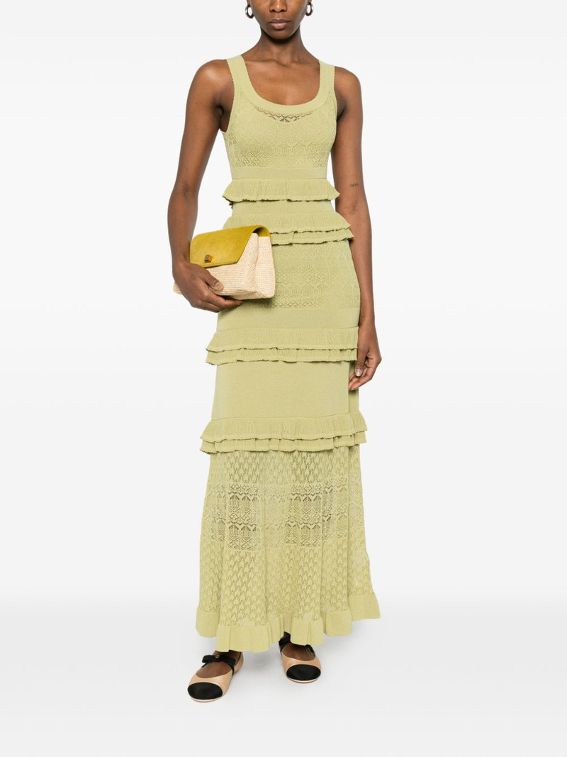 Sandro ruffled maxi dress outlook