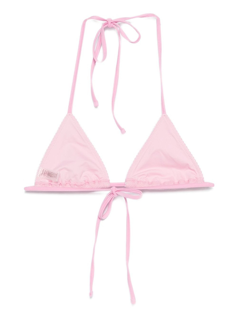 Frankies Bikinis Nick tie-detail bikini top outlook