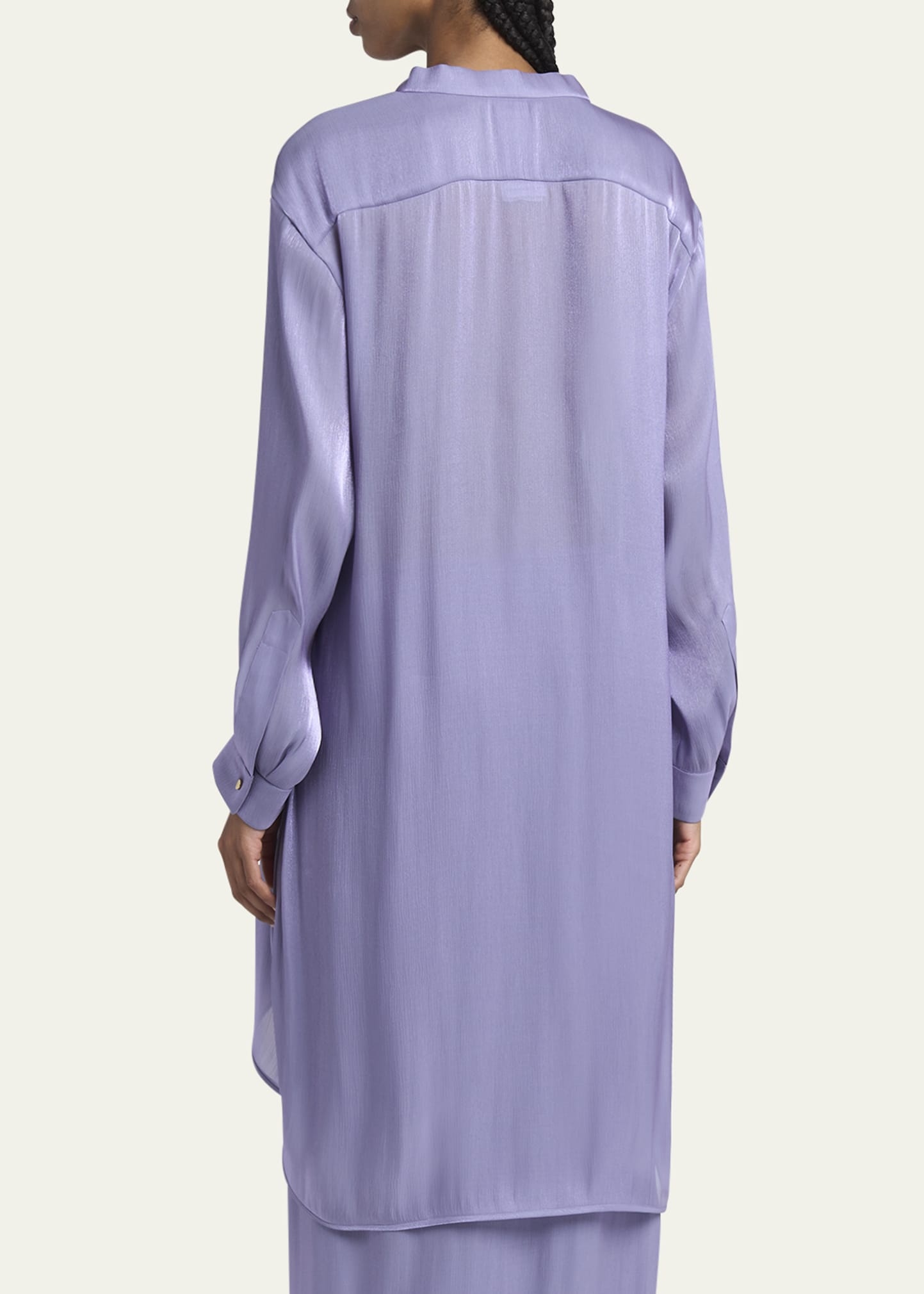 Loose V-Neck Blouse - 3