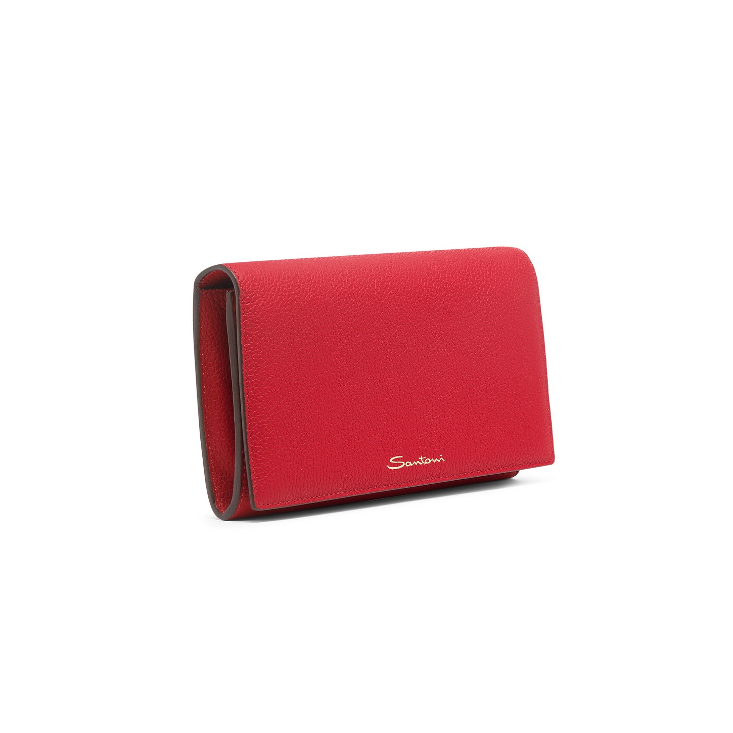 Red leather crossbody bag - 6