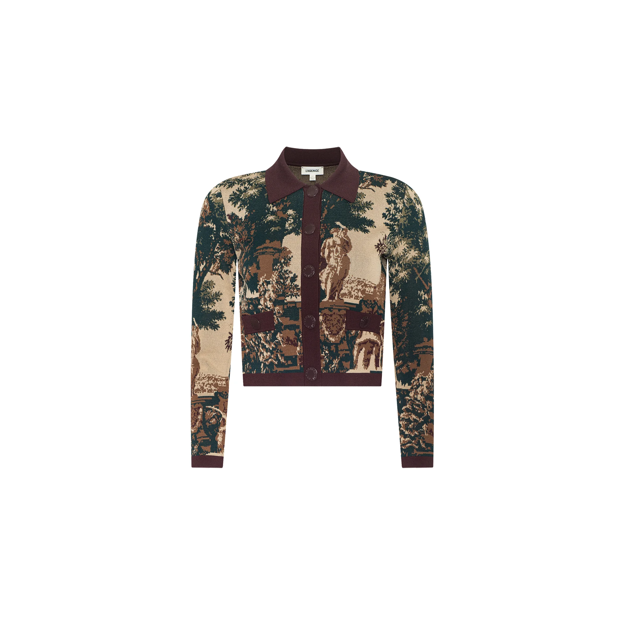 Osiris Jacquard Cardigan - 1