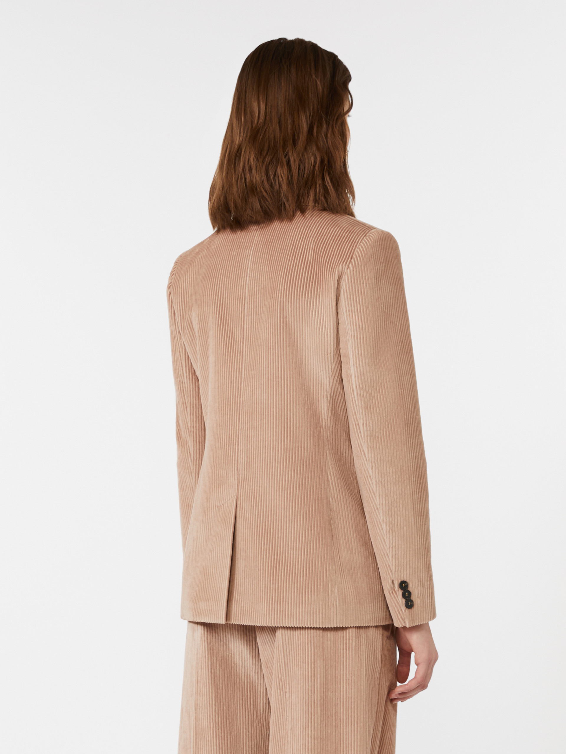 KATANGA Double-breasted velvet blazer - 4