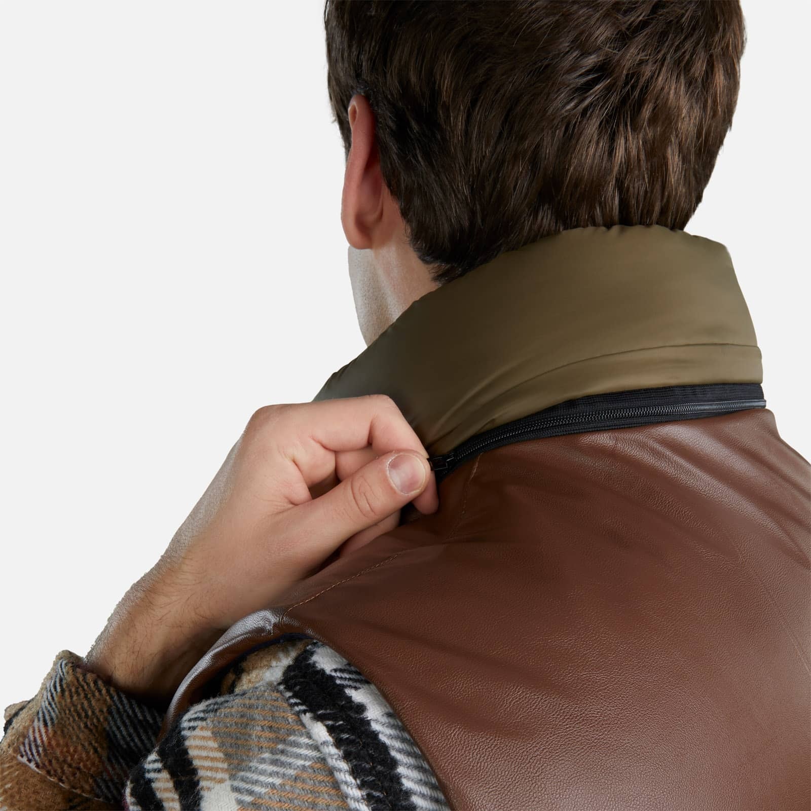 Down Gilet Green - 6
