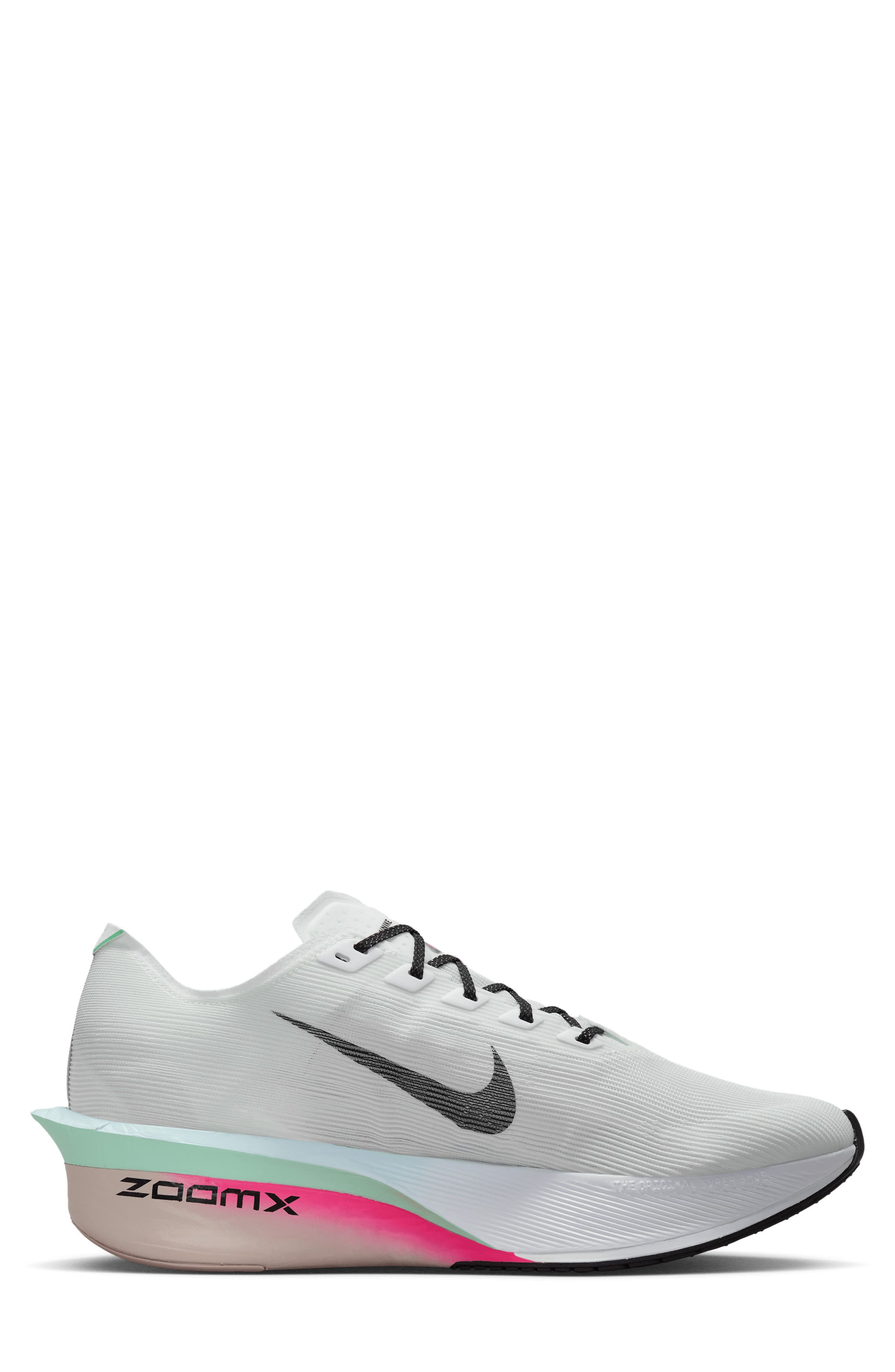 Nike ZoomX Vaporfly Next 4 Racing Shoe in White/Hyper Pink at Nordstrom - 6