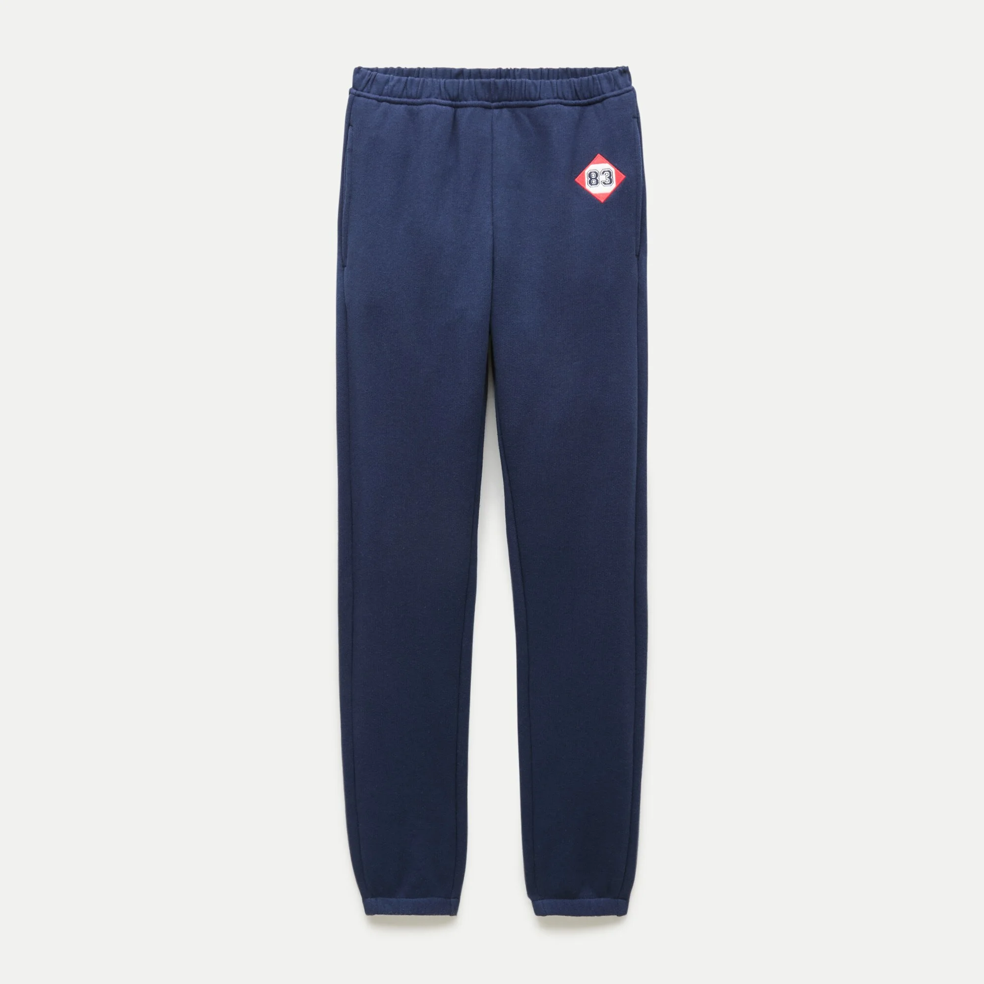 Heritage terry jogger pant with '83 patch - 1