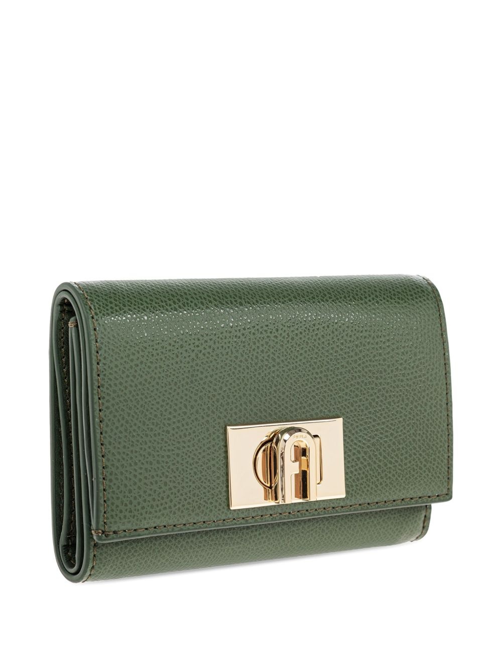 textured clasp wallet - 3