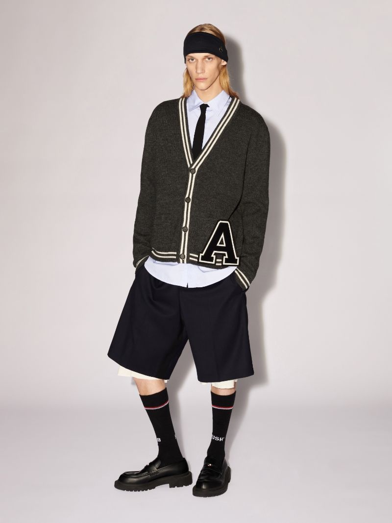 A Patch Knit Cardigan - 3