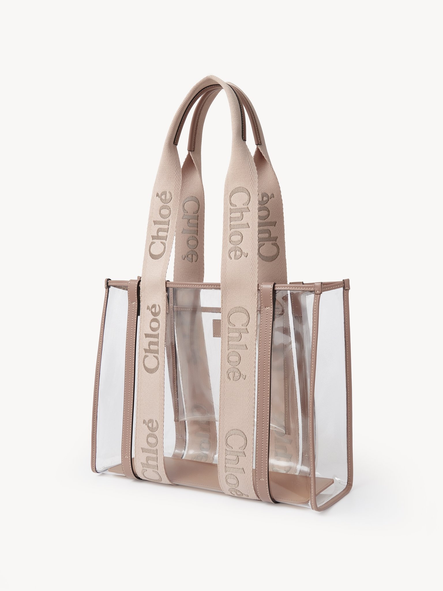 WOODY TOTE BAG IN JELLY & LEATHER - 2