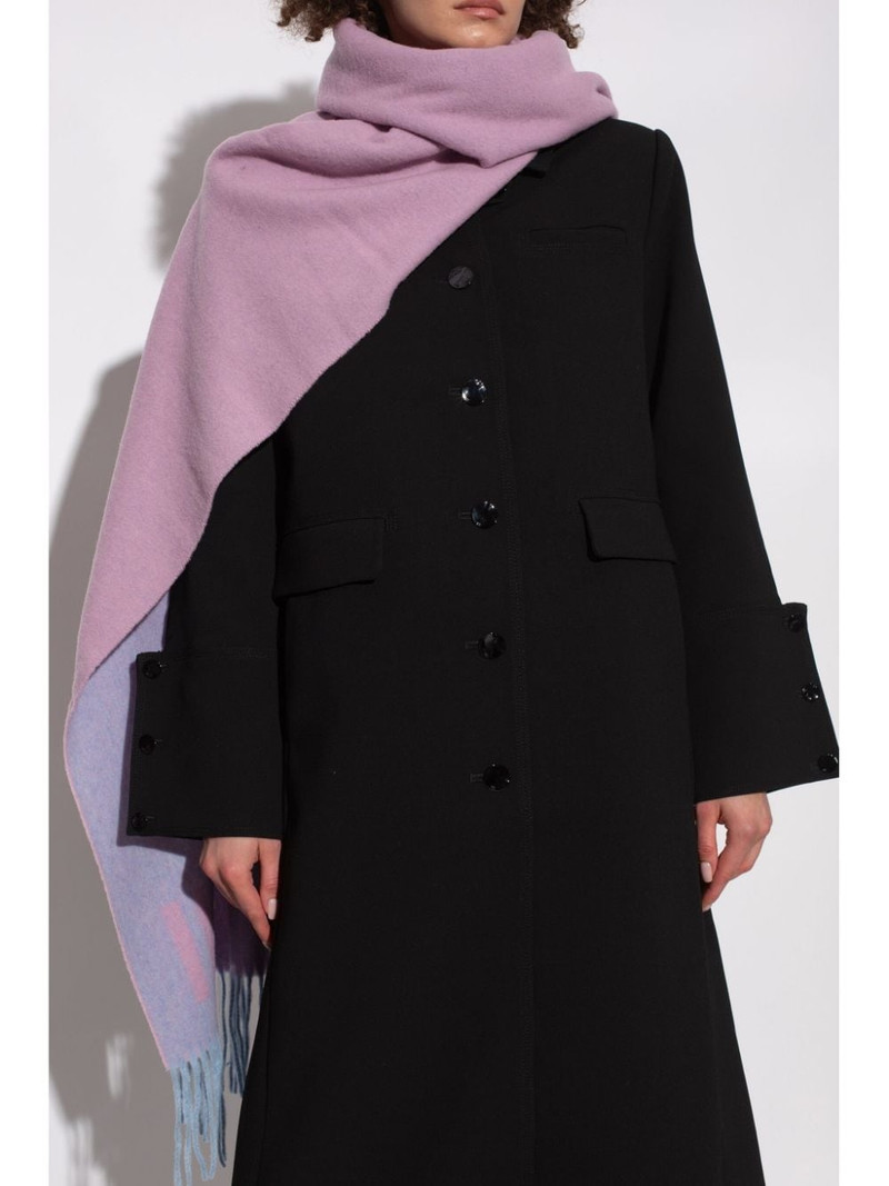 GANNI fringed scarf outlook