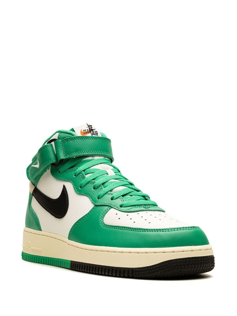 Nike Air Force 1 Mid Split "Stadium Green" sneakers outlook