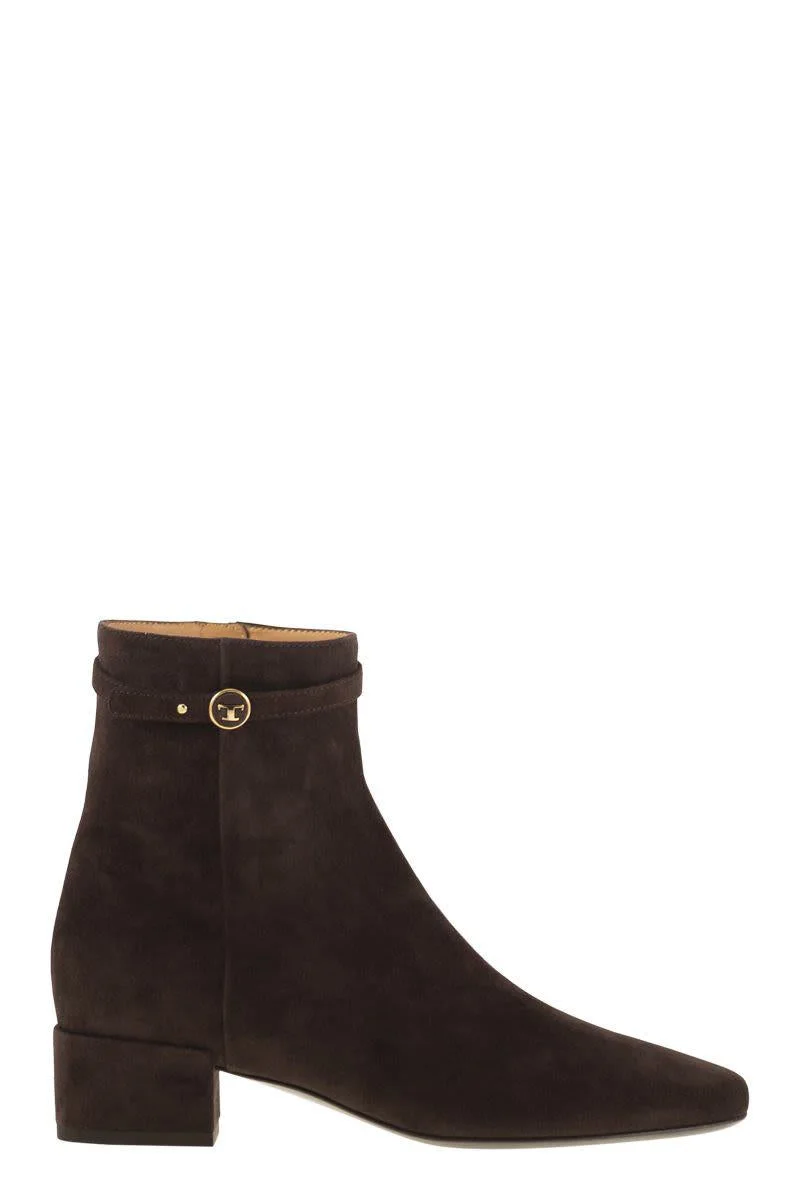 Tod'S Suede Ankle Boots - 1