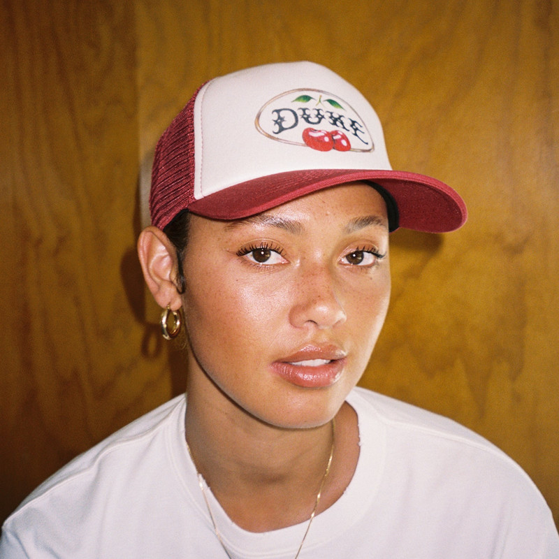 Duke Cherry Red Trucker Cap 6