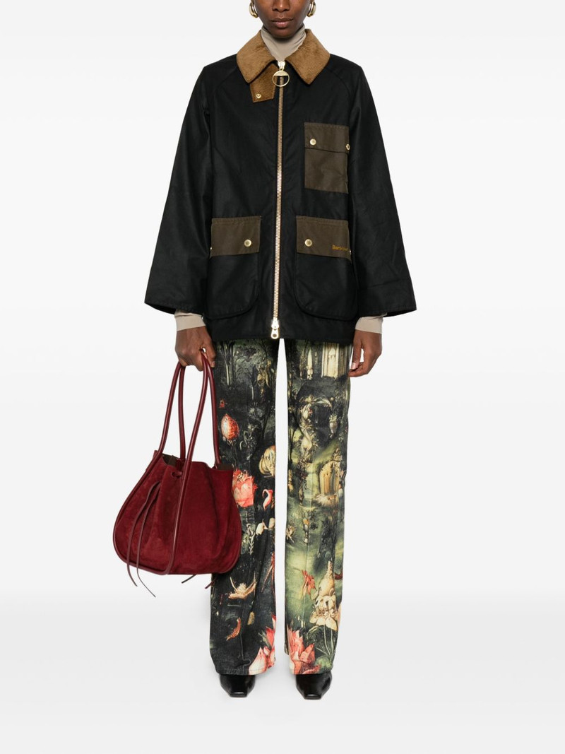 Barbour corduroy-collar jacket outlook