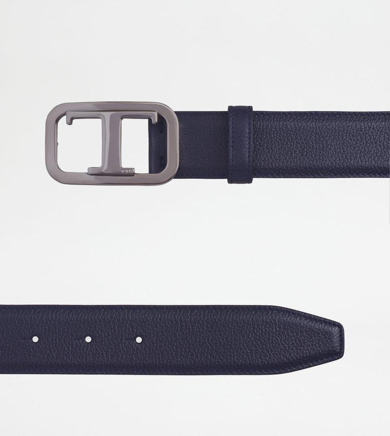 Tod's BELT IN LEATHER - BLUE outlook