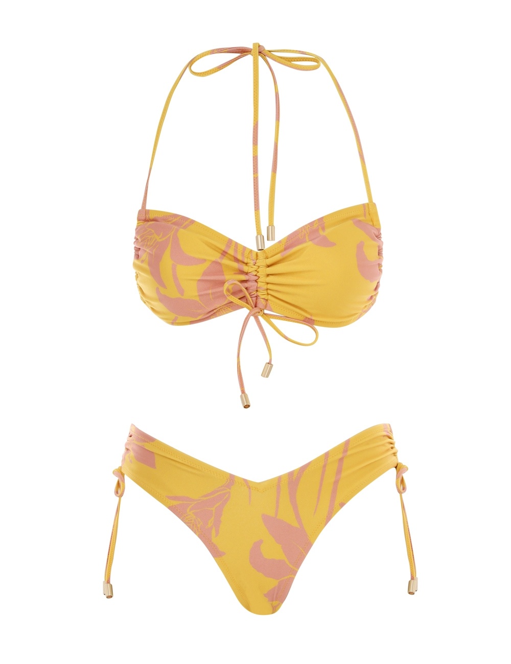 ACADIAN RUCHED SIDE BIKINI - 1