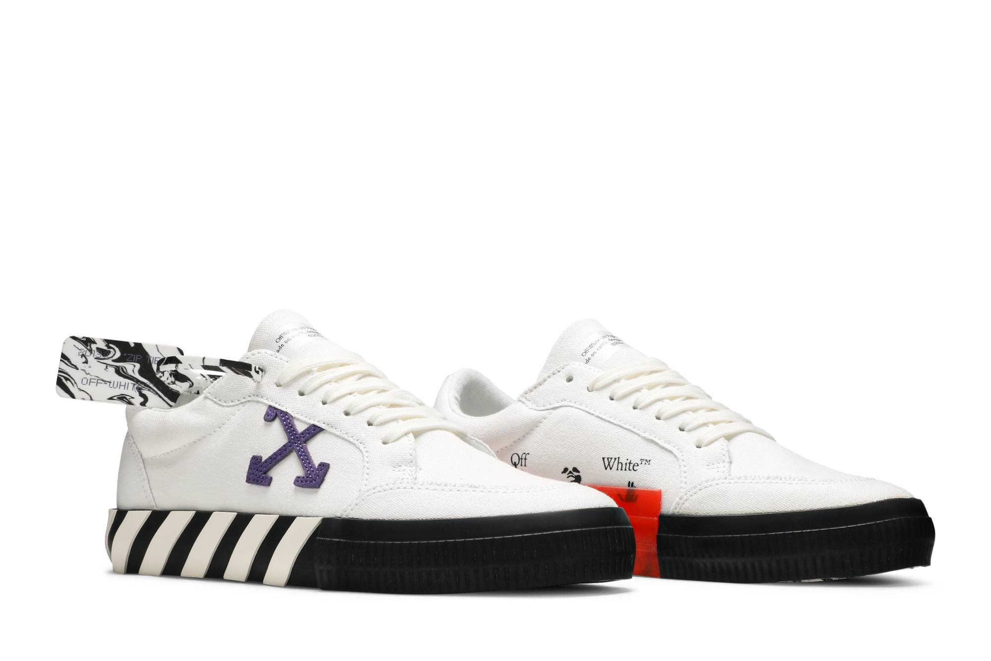 Off-White Vulc Sneaker Low 'White Purple' - 8