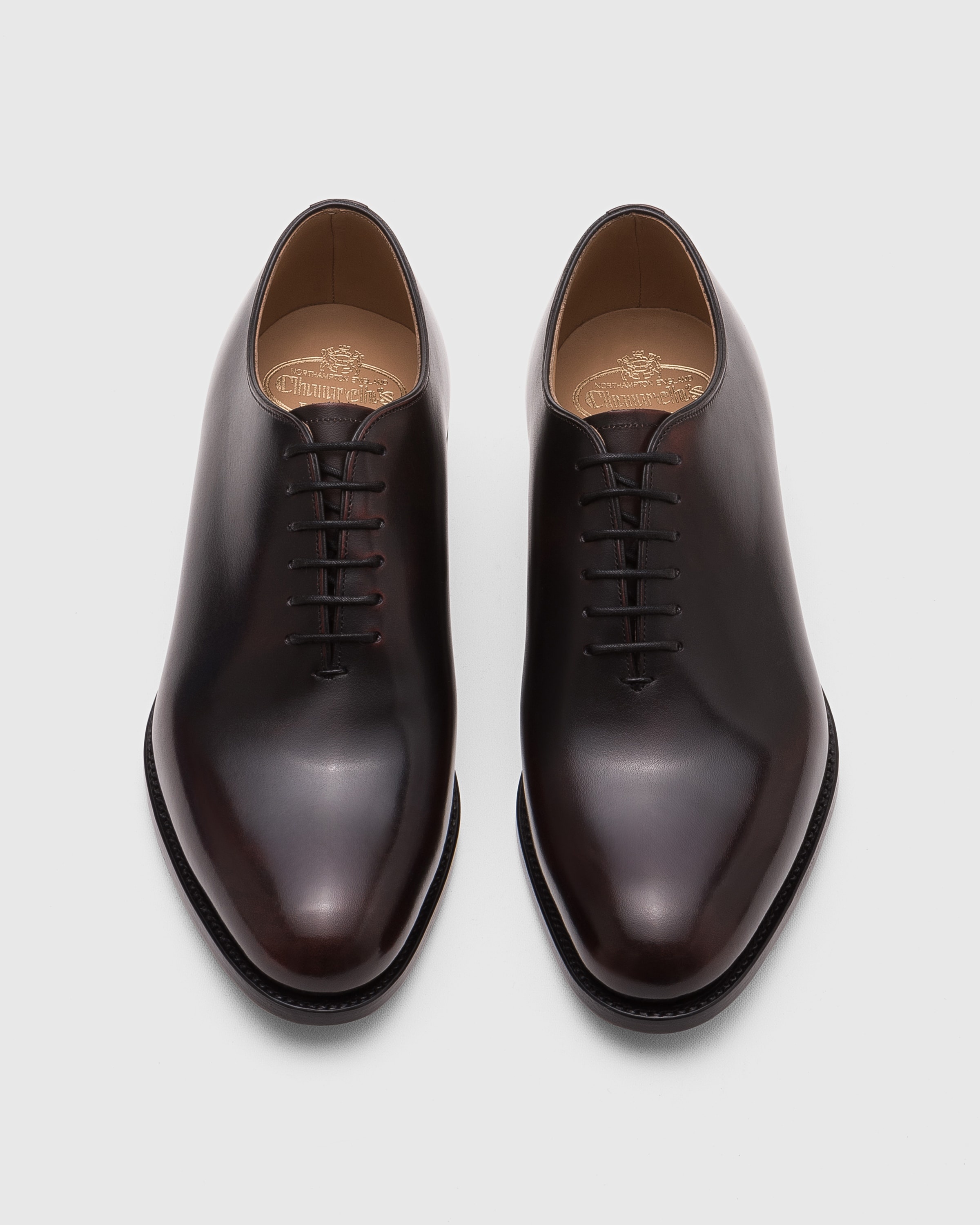 Royal Calf Leather Whole Cut Oxford - 5
