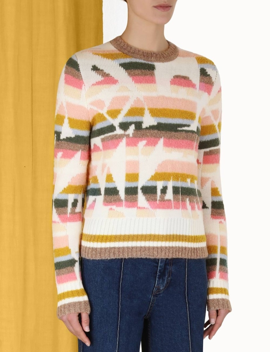LYRICAL JACQUARD SWEATER - 5