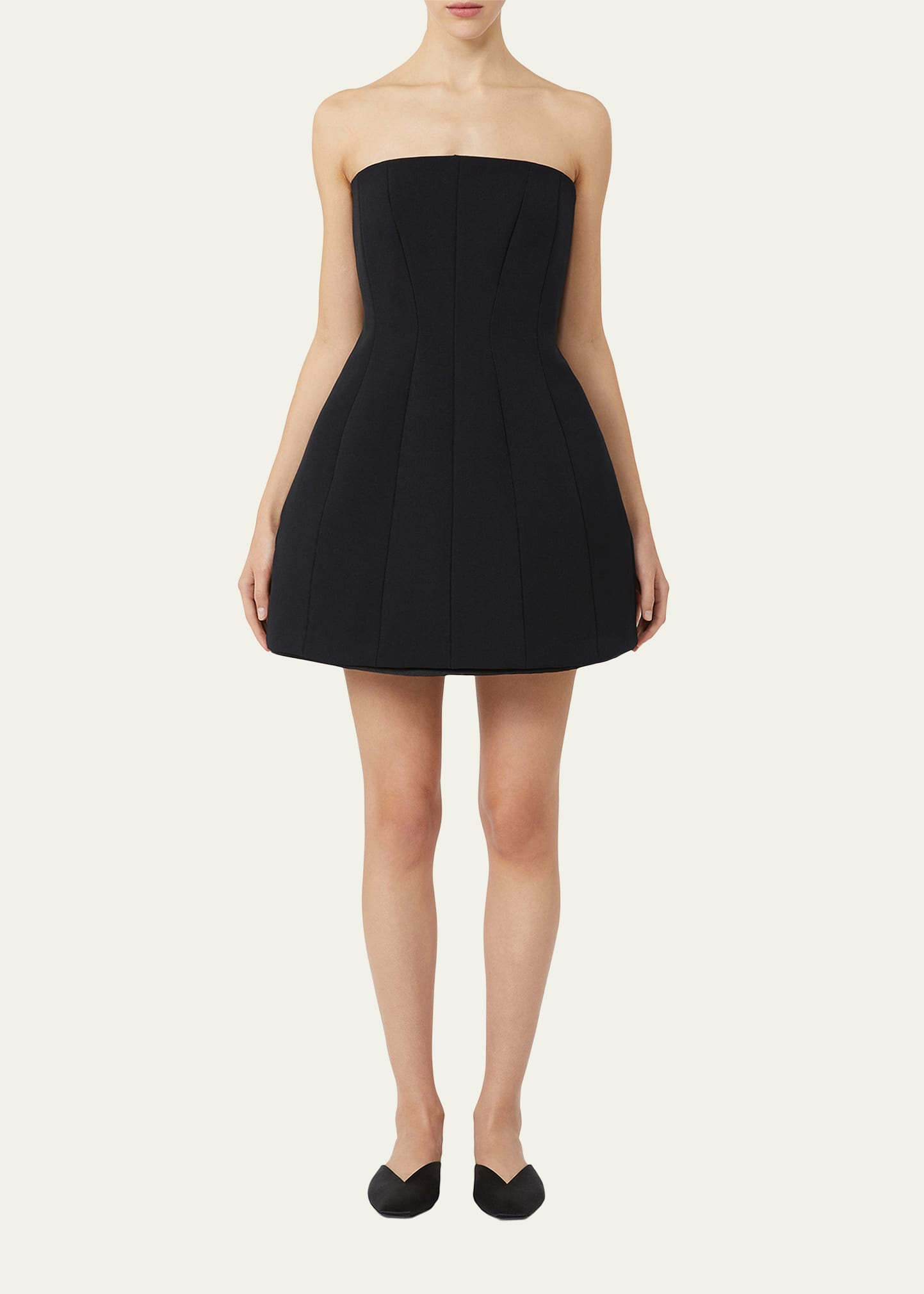Betel Strapless Paneled Mini Dress - 2