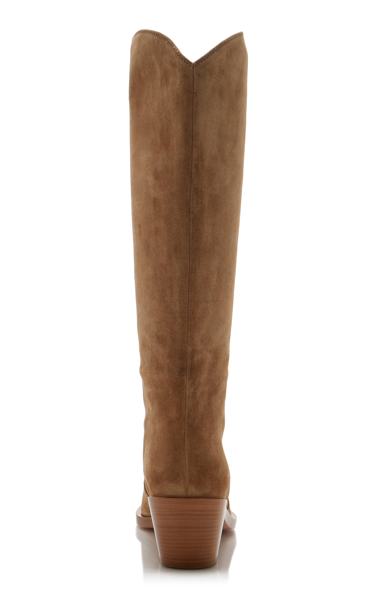 Suede Western Boots tan - 5