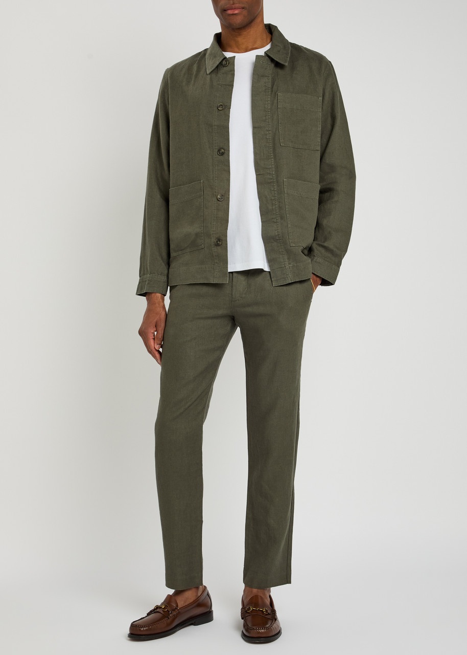NN07 Theo Linen Trousers - 4