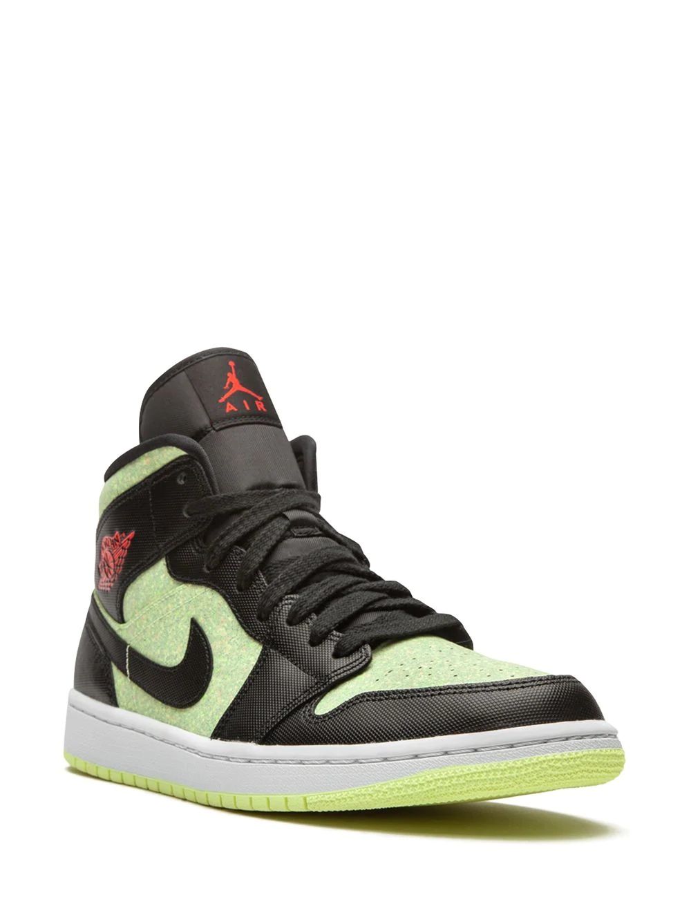Air Jordan 1 Mid SE "Barely Volt/Chile Red" sneakers - 2