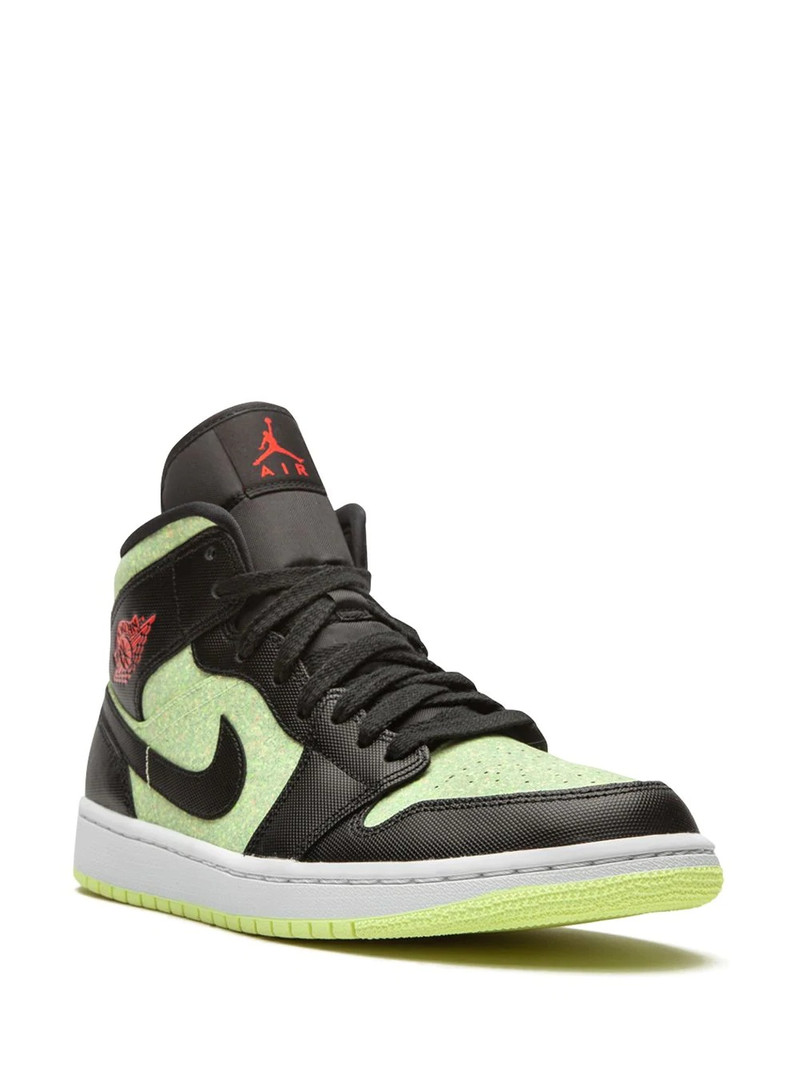 Jordan Air Jordan 1 Mid SE "Barely Volt/Chile Red" sneakers outlook