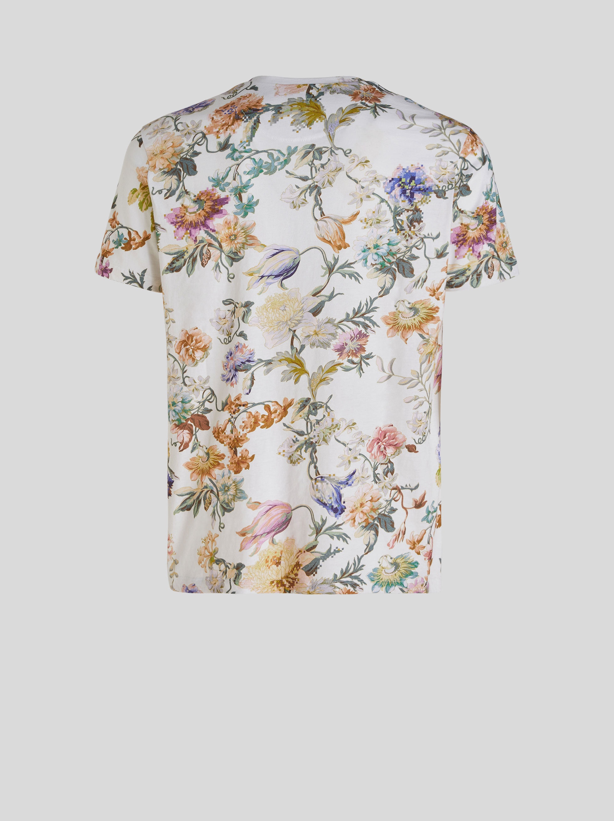 FLORAL COTTON T-SHIRT - 5