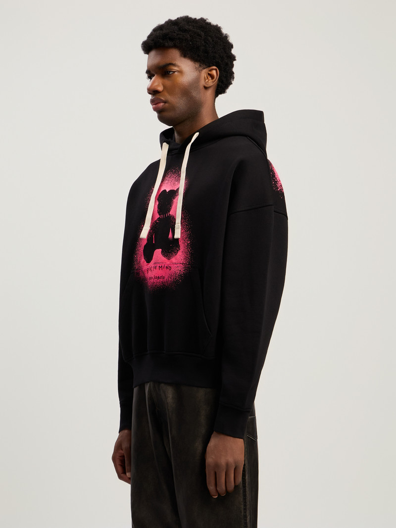 Spray Bear Loose Hoodie 4