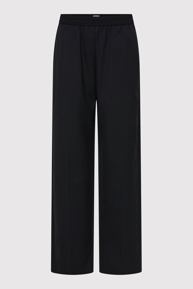 Tailored Active Pants - Black Pinstripe 1