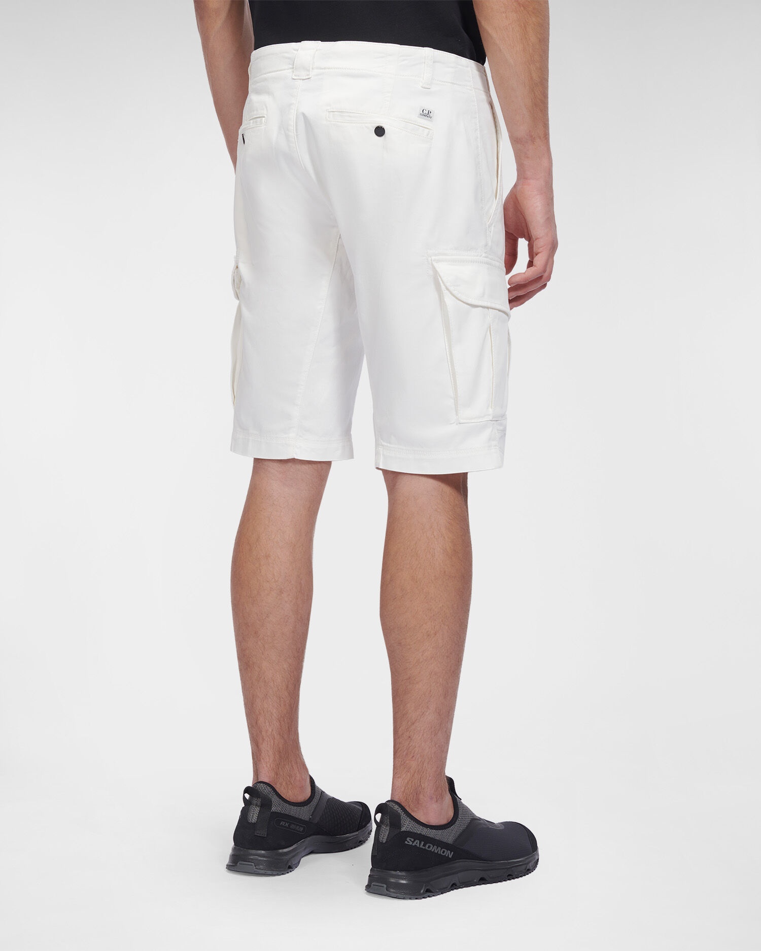 Stretch Sateen Cargo Shorts - 4