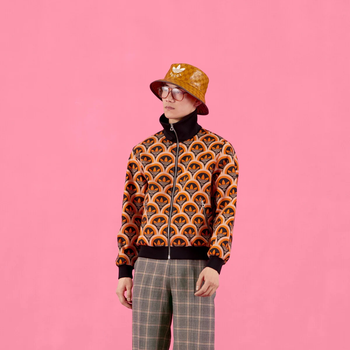 adidas x Gucci Trefoil print jacket - 6