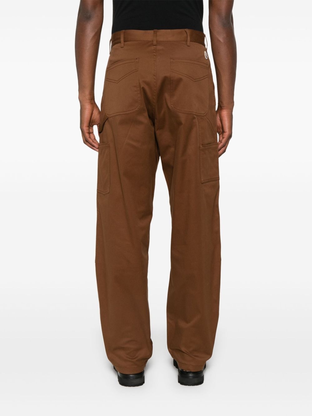 stretch-cotton pants - 4