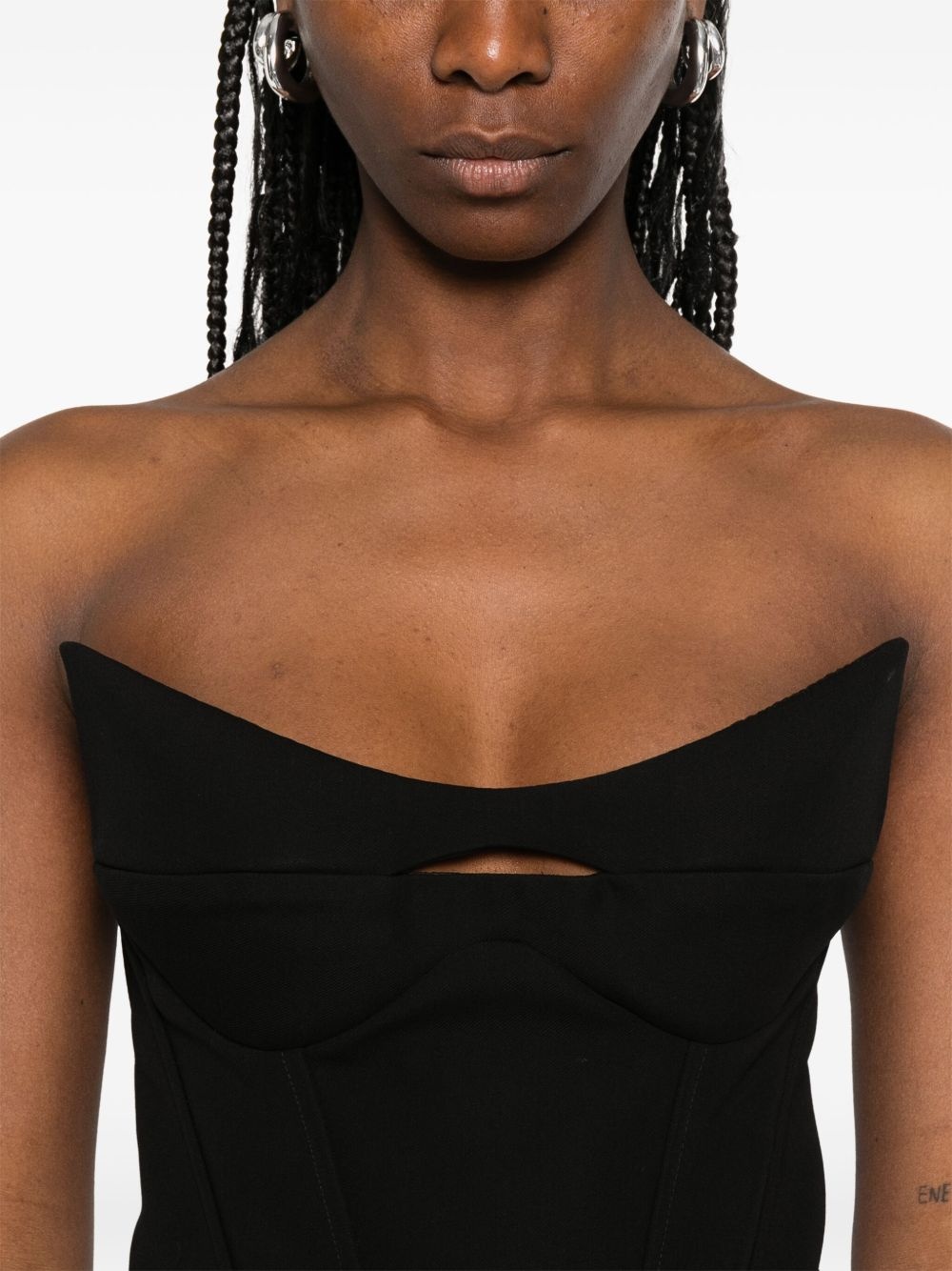 sleeveless corset top - 5