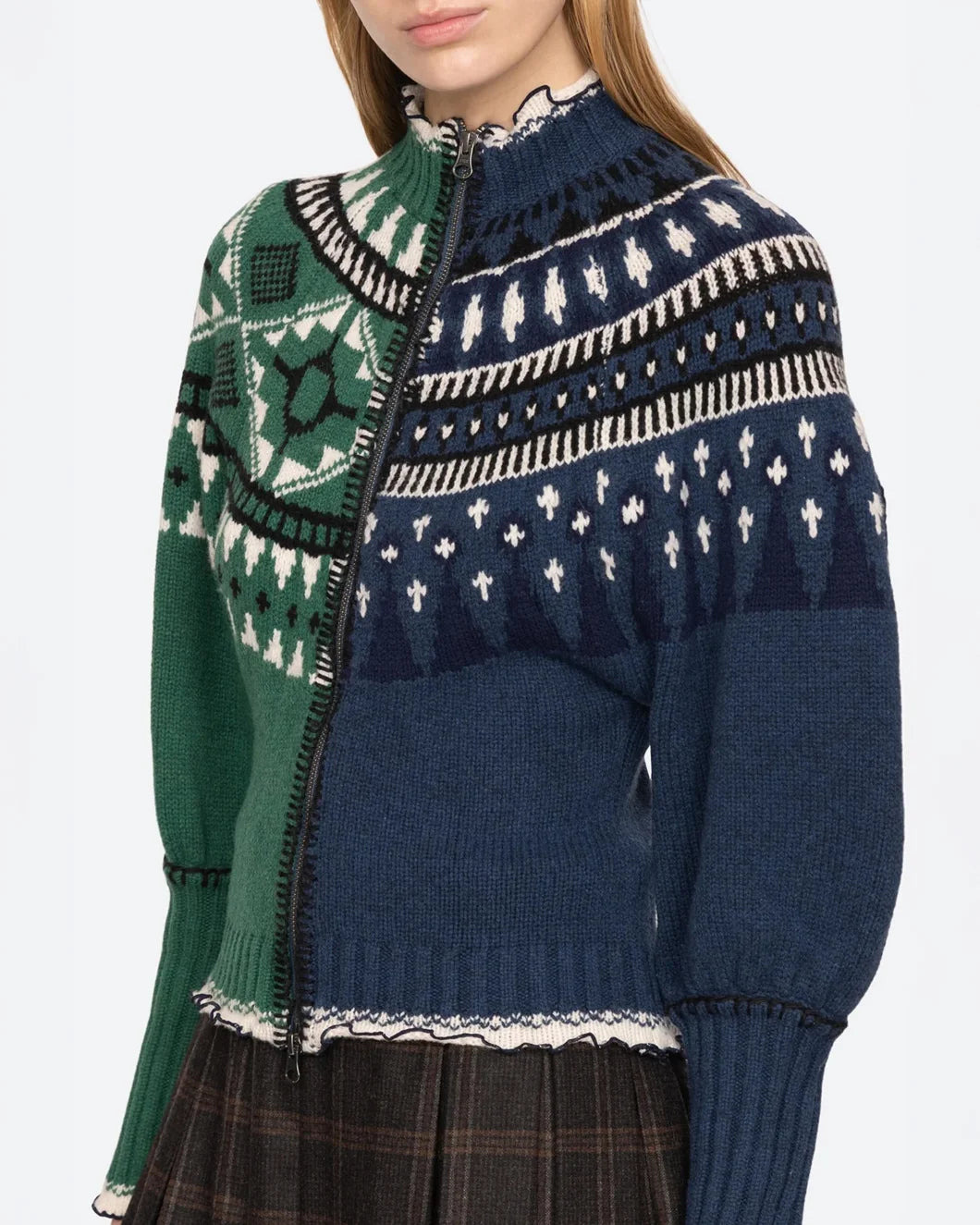 LINEA ZIP FRONT CARDIGAN - 6