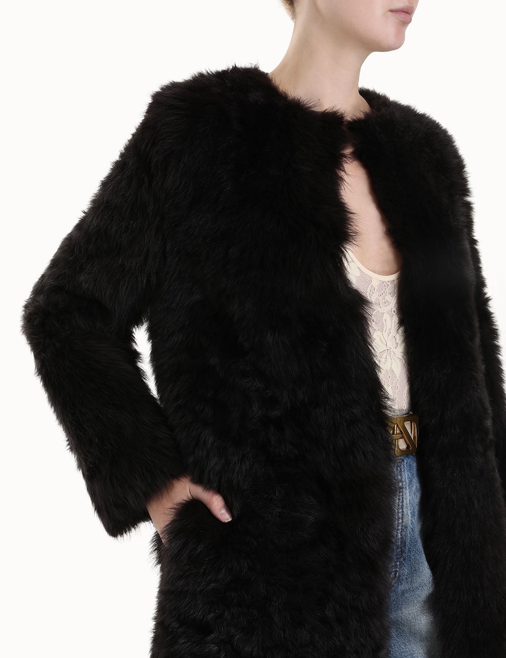 LUMINOSITY SHEARLING COAT - 7