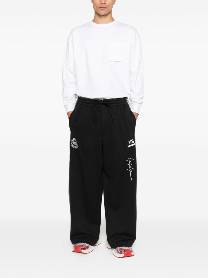 Y-3 logo-detail track trousers outlook